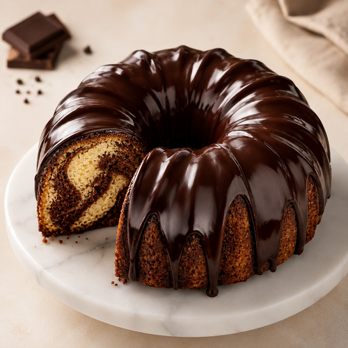 Marble Ganache Cake