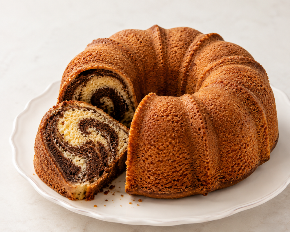 Classic Marble Bundt Cake