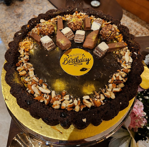 Almond Crushers Chocolate Cake