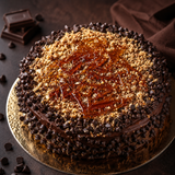 Chocolate Caramel Crunch Cake