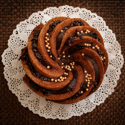 Coffee Dream Cake with Ganache