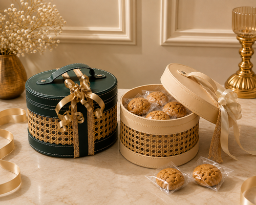 Premium Woven Leather Gift Hamper