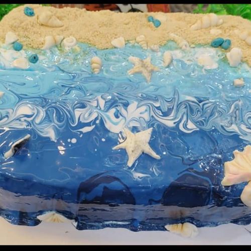 Sea Theme Cake